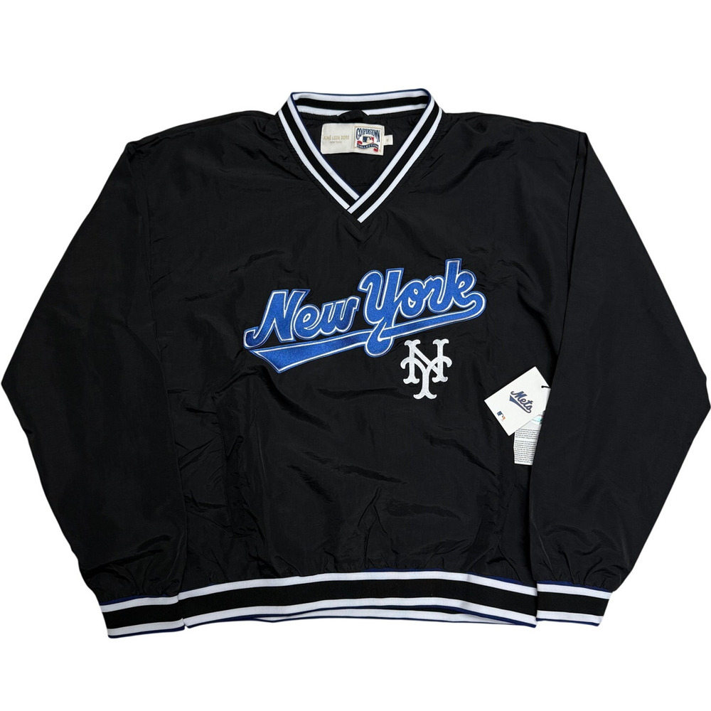 Aime Leon Dore x New York Mets Nylon V-Neck Pullover Black M